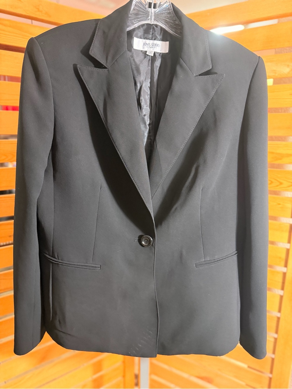 Jones Studio Black Single-Button Women's Blazer